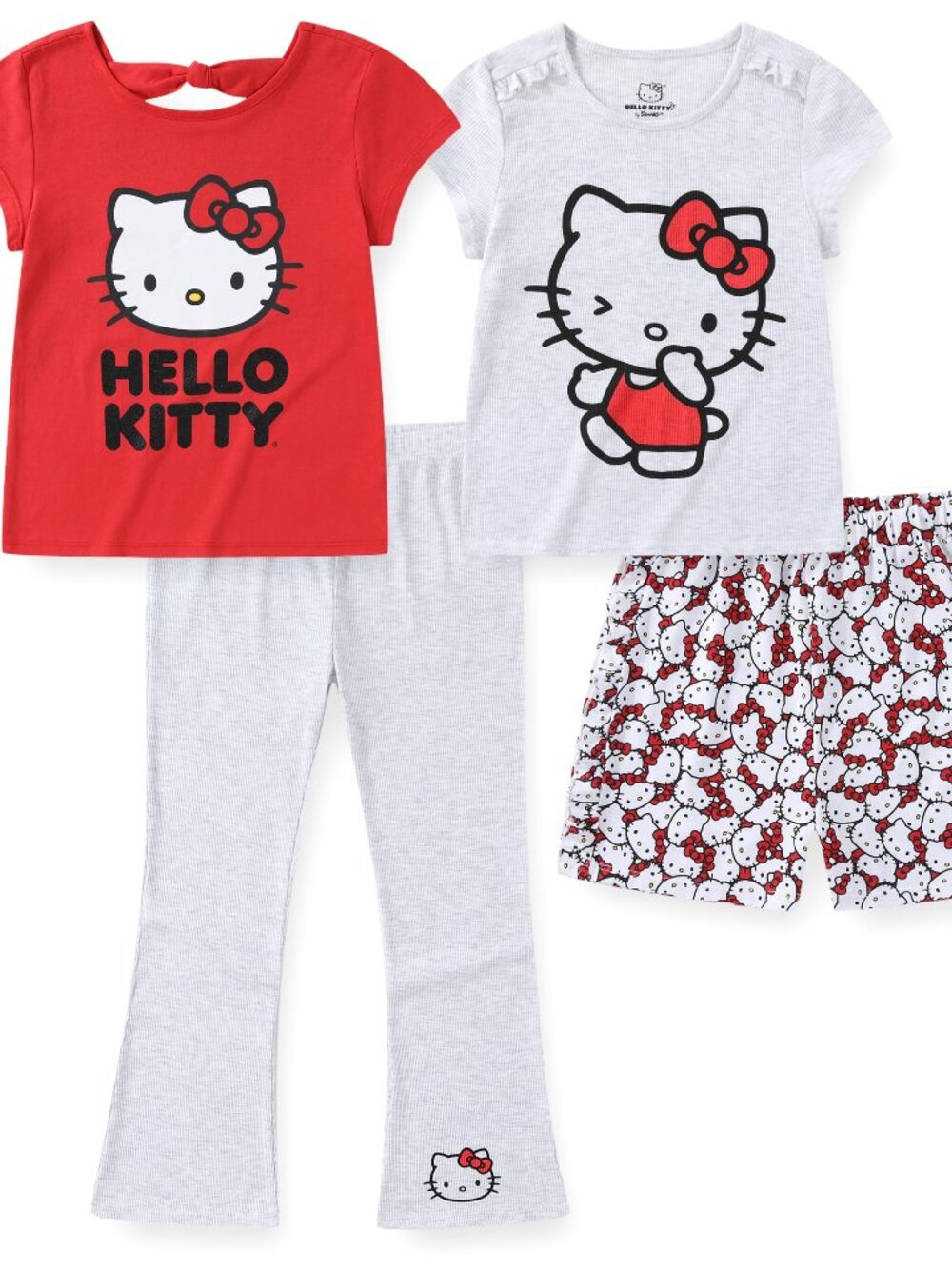 Hello Kitty Sanrio Girls 4 Pack Mix and Match 12YO